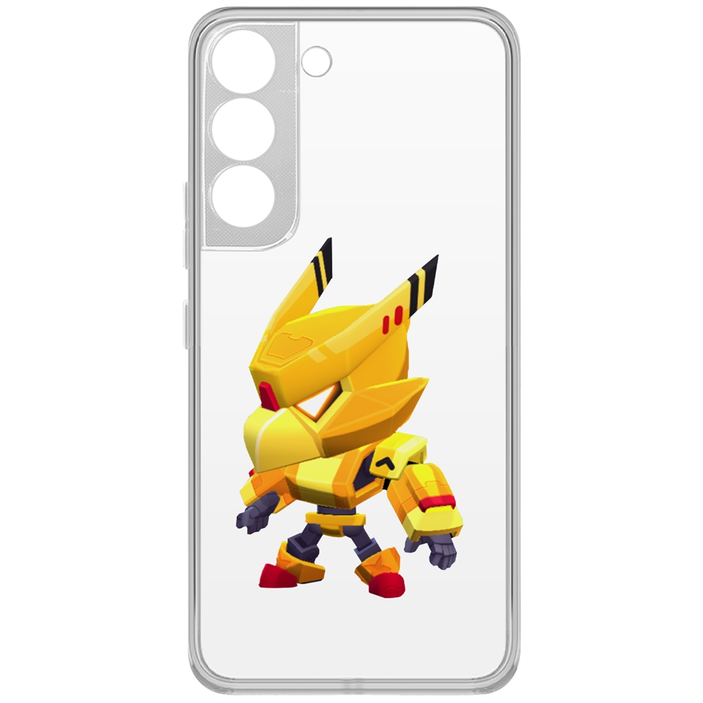 

Чехол-накладка Brawl Stars-Ворон Золотой Меха для Samsung Galaxy S22, Прозрачный