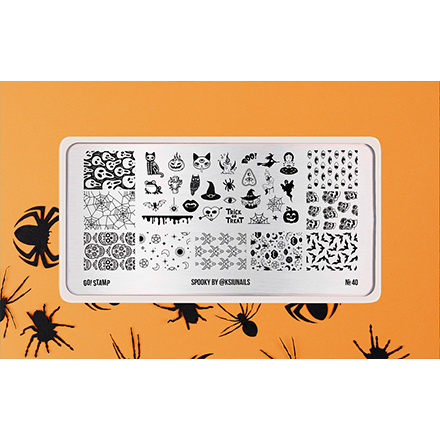 

Пластина для стемпинга Go!Stamp №40, Spooky