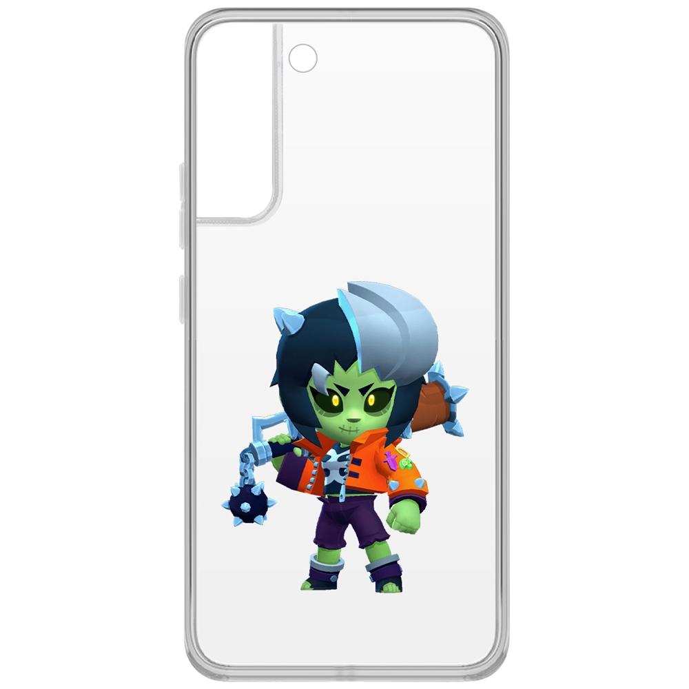 

Чехол-накладка Brawl Stars-ЗомБиби для Samsung Galaxy S22+, Прозрачный