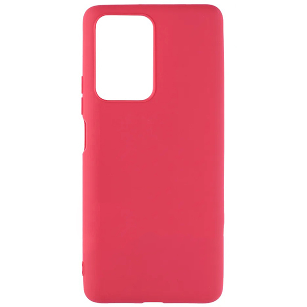 фото Силиконовый чехол для xiaomi 11t soft matte красный zibelino
