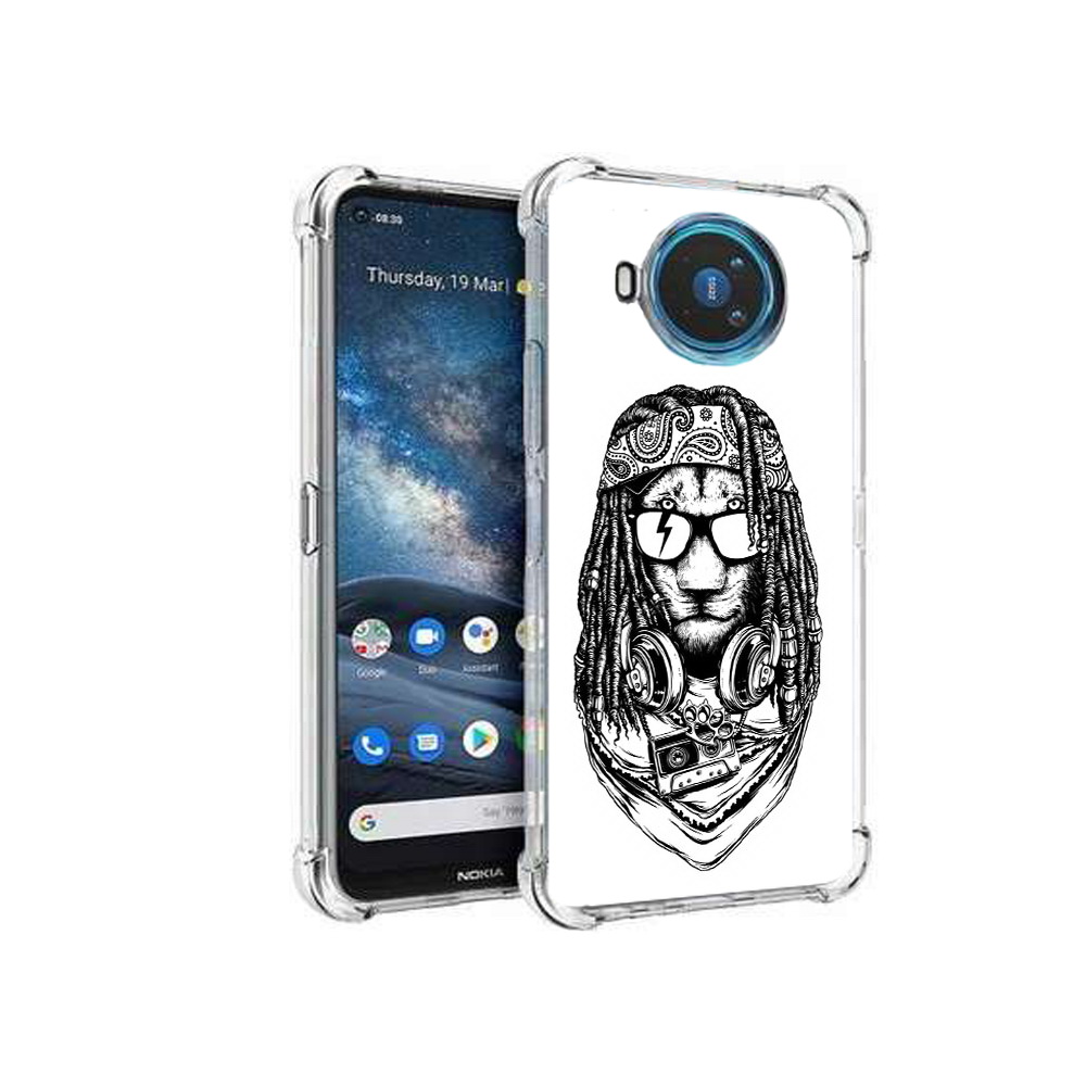 

Чехол MyPads Tocco для Nokia X100 дреды льва (PT227057.109.338), Прозрачный, Tocco