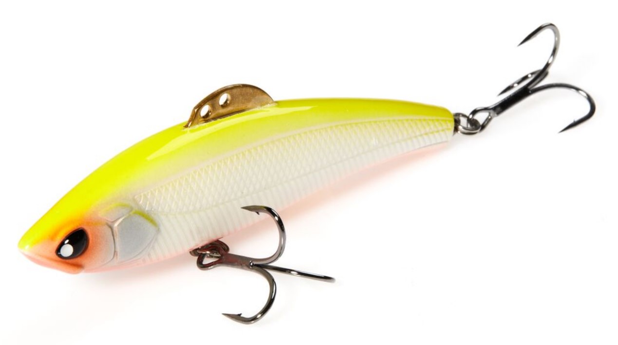 

Воблер тонущ. вертикал. Lucky John BASARA VIB S 80.00/311, Белый;желтый, Pro Series Basara Vib S