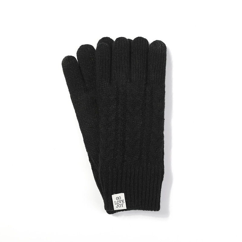 Перчатки женские WASABI TREND WH-00188 черные, one size