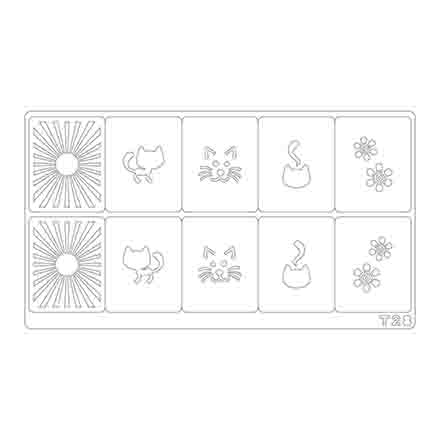 

Набор, Freedecor, Трафареты для аэрографии T28, 3 шт.