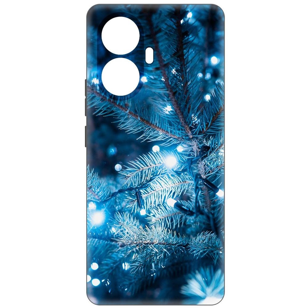 

Чехол-накладка Софт Гирлянда для Realme 10 Pro+, Черный