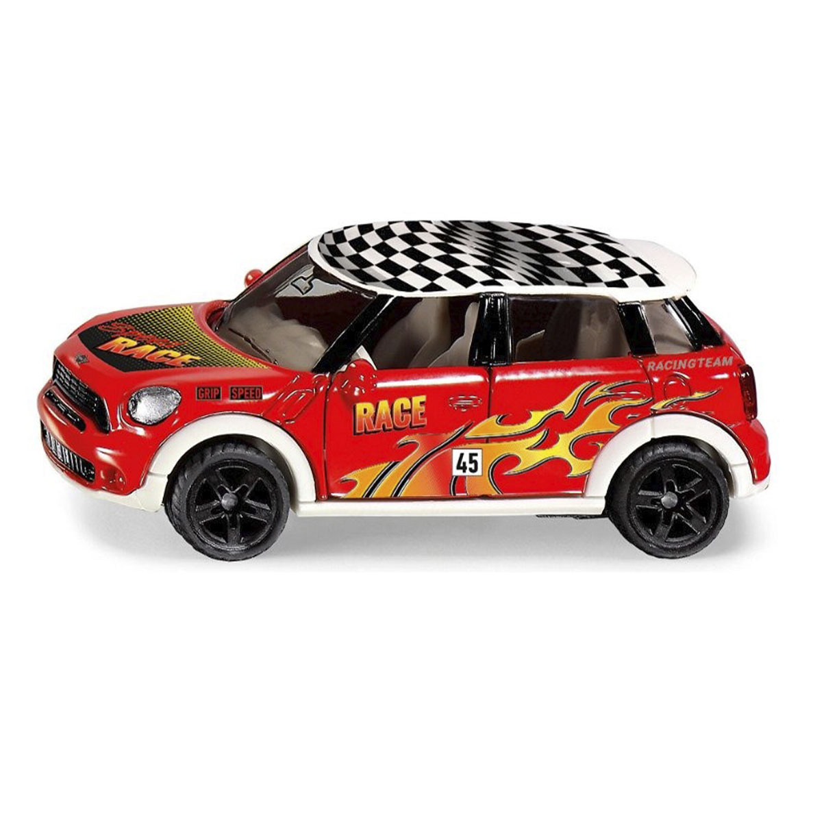 Машина Siku Mini-Countryman Race, арт 6504 pullback train toy high speed railway mini race car toys mini desk crawling car toys friction powered halloween car mini race