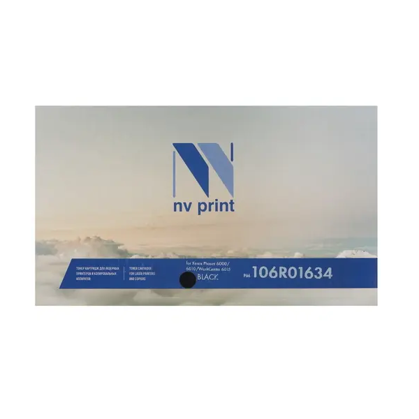 

Картридж для лазерного принтера NV Print NV-106R01634Bk черный, совместимый, NV-106R01634Bk