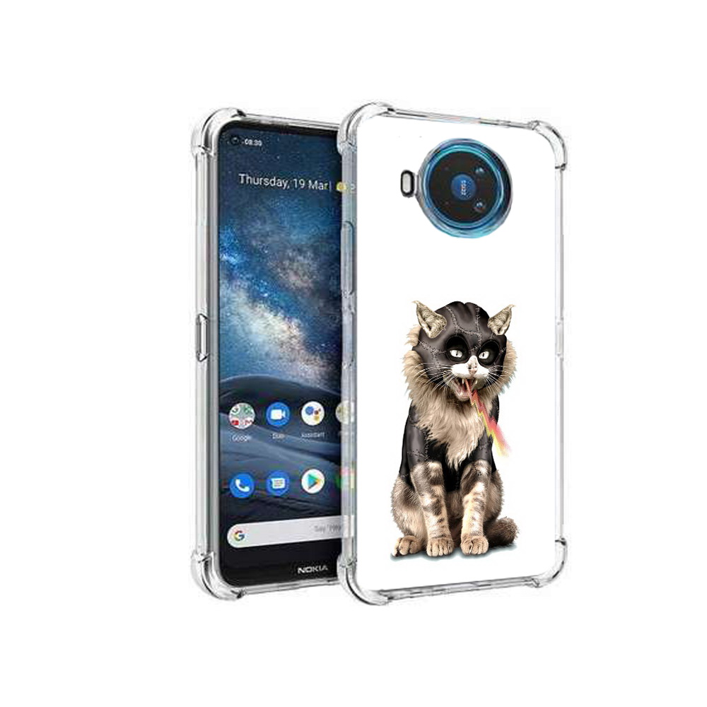 

Чехол MyPads Tocco для Nokia X100 дьяволский кот (PT227057.109.341), Прозрачный, Tocco