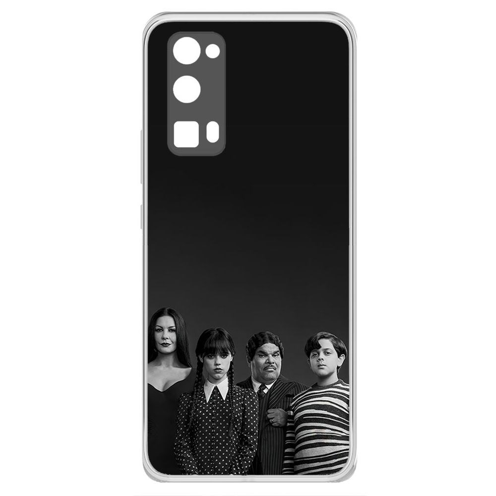 

Чехол-накладка Krutoff Clear Case Уэнсдей Аддамс - Семейка Аддамс для Honor 30 Pro