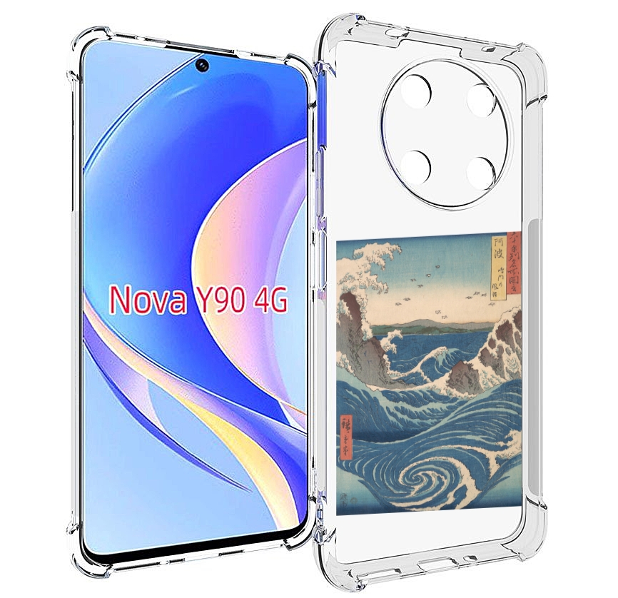 

Чехол MyPads картинка волны водоворот для Huawei Nova Y90 (CTR-LX1) / Enjoy 50 Pro, Tocco