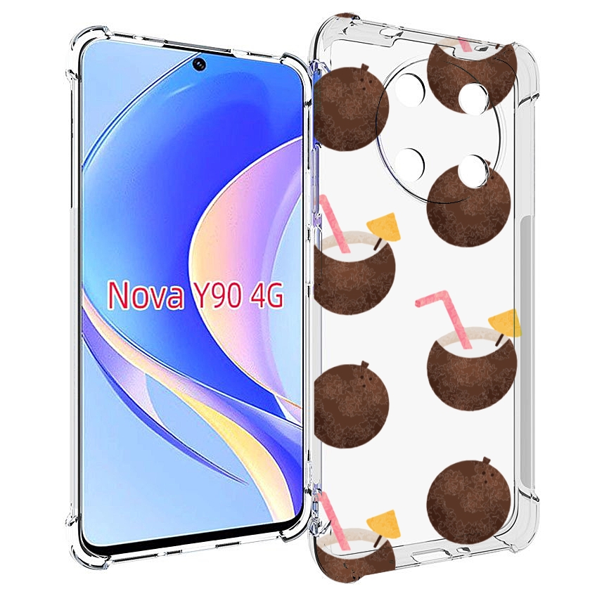 

Чехол MyPads кокосики для Huawei Nova Y90 (CTR-LX1) / Enjoy 50 Pro, Tocco