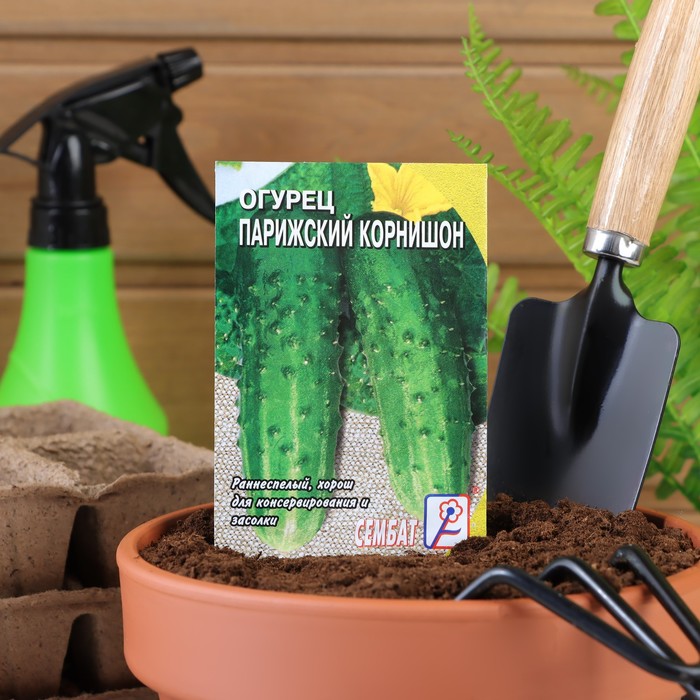 

Семена огурец Парижский корнишон Сембат 1854424-2p 11 уп.