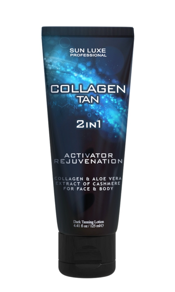 

Крем для загара в солярии и на солнце Sun Luxe Professional Collagen Tan