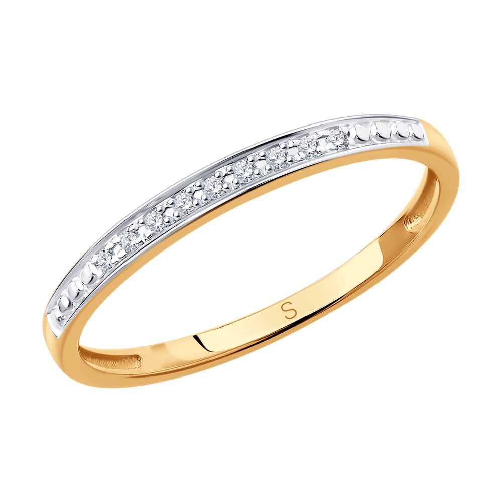 

Кольцо из золота р. 17,5 SOKOLOV Diamonds 1011806, бриллиант, 1011806