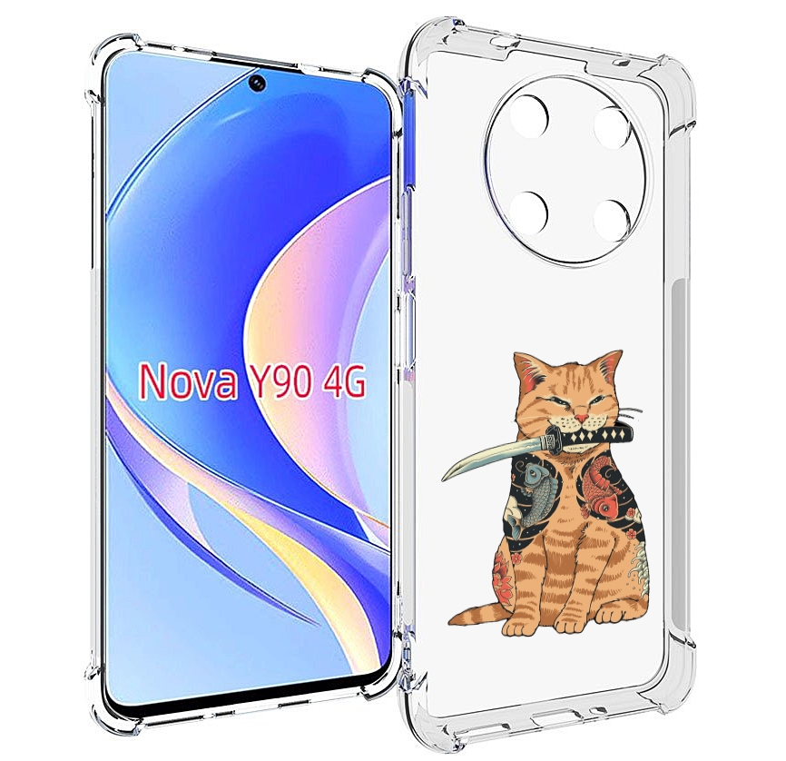 

Чехол MyPads кот-с-катаной для Huawei Nova Y90 (CTR-LX1) / Enjoy 50 Pro, Tocco