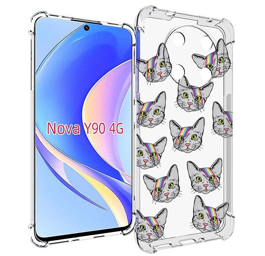 

Чехол MyPads кот-с-молнией-на-лбу для Huawei Nova Y90 (CTR-LX1) / Enjoy 50 Pro, Tocco