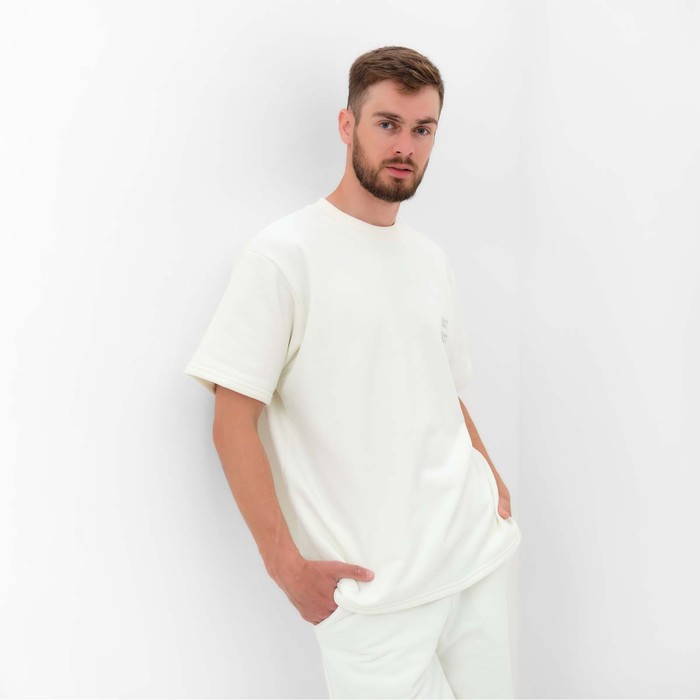 

Футболка мужская MIST 7397340 белая 50 RU, Белый, 7397343