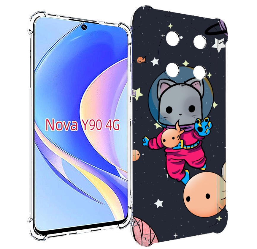 

Чехол MyPads котик-с-рыбкой-в-космосе для Huawei Nova Y90 (CTR-LX1) / Enjoy 50 Pro, Tocco