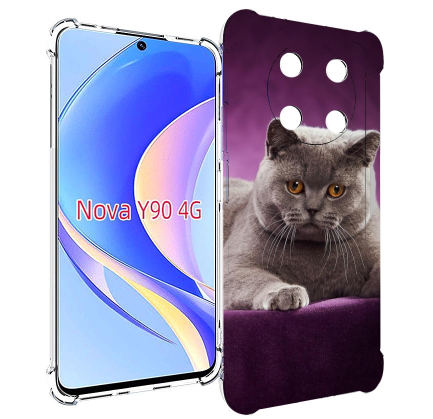 

Чехол MyPads кошка британская короткая для Huawei Nova Y90 (CTR-LX1) / Enjoy 50 Pro, Tocco