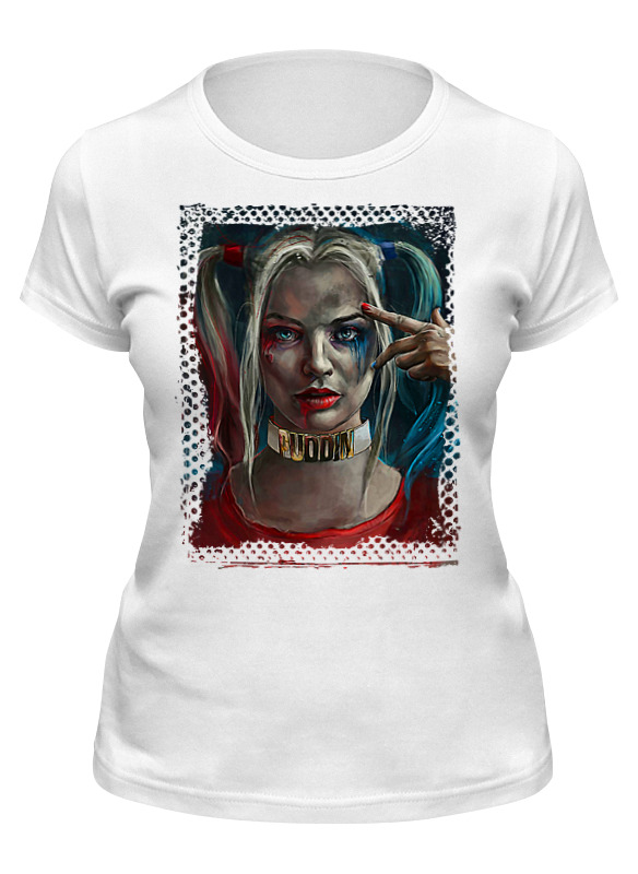 

Футболка женская Printio Харли квинн белая 2XL, Харли квинн