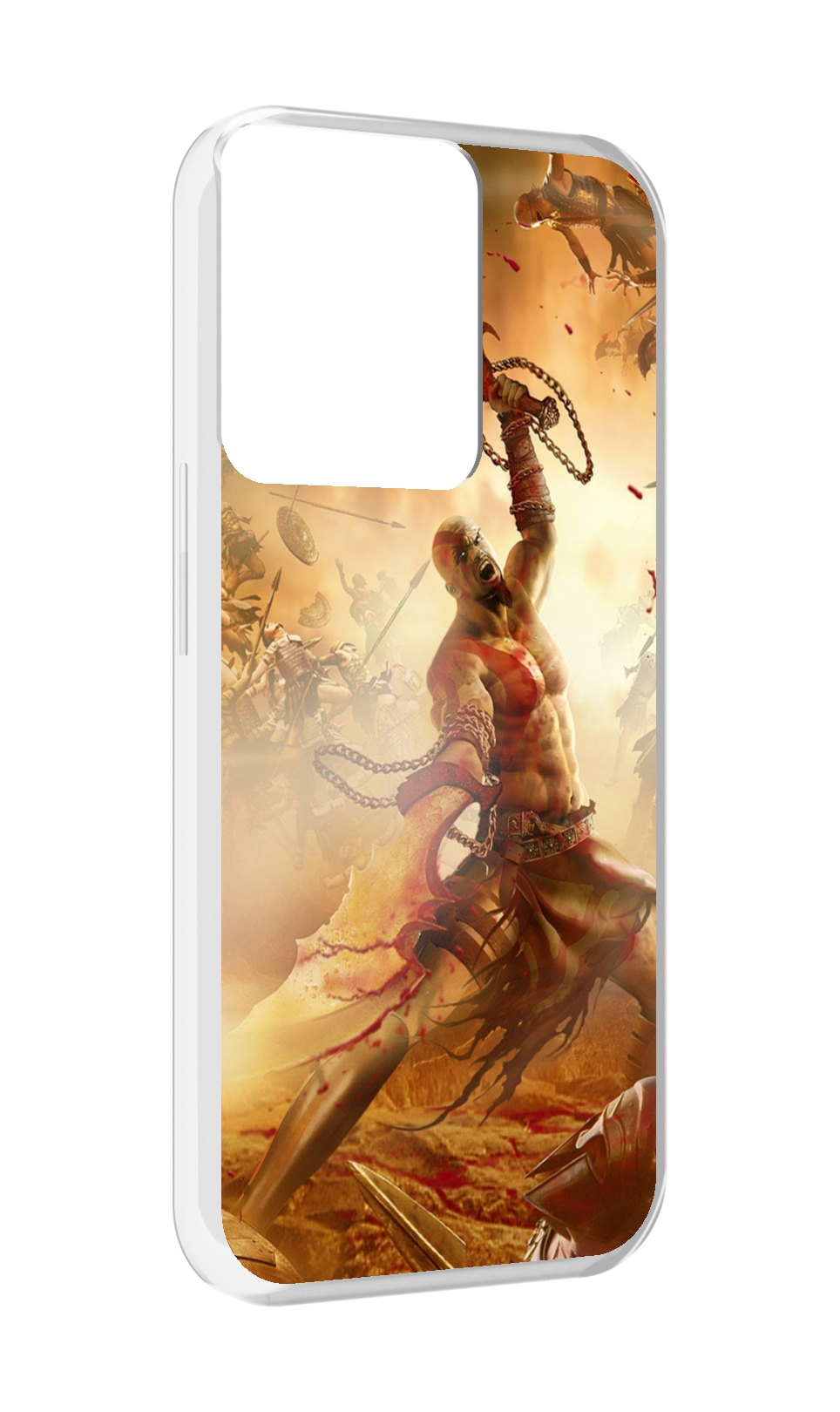 

Чехол MyPads God Of War III для OPPO Reno 8, Прозрачный, Tocco