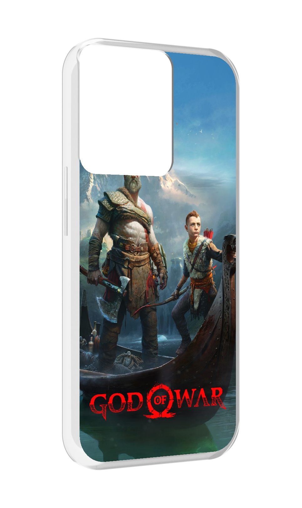 

Чехол MyPads God Of War Кратос Атрей для OPPO Reno 8, Прозрачный, Tocco