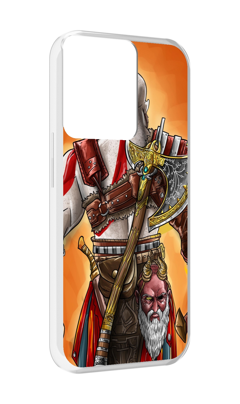 

Чехол MyPads God of War для OPPO Reno 8, Прозрачный, Tocco