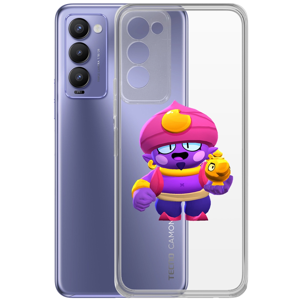 

Чехол-накладка Brawl Stars-Джин для Tecno Camon 18/18P