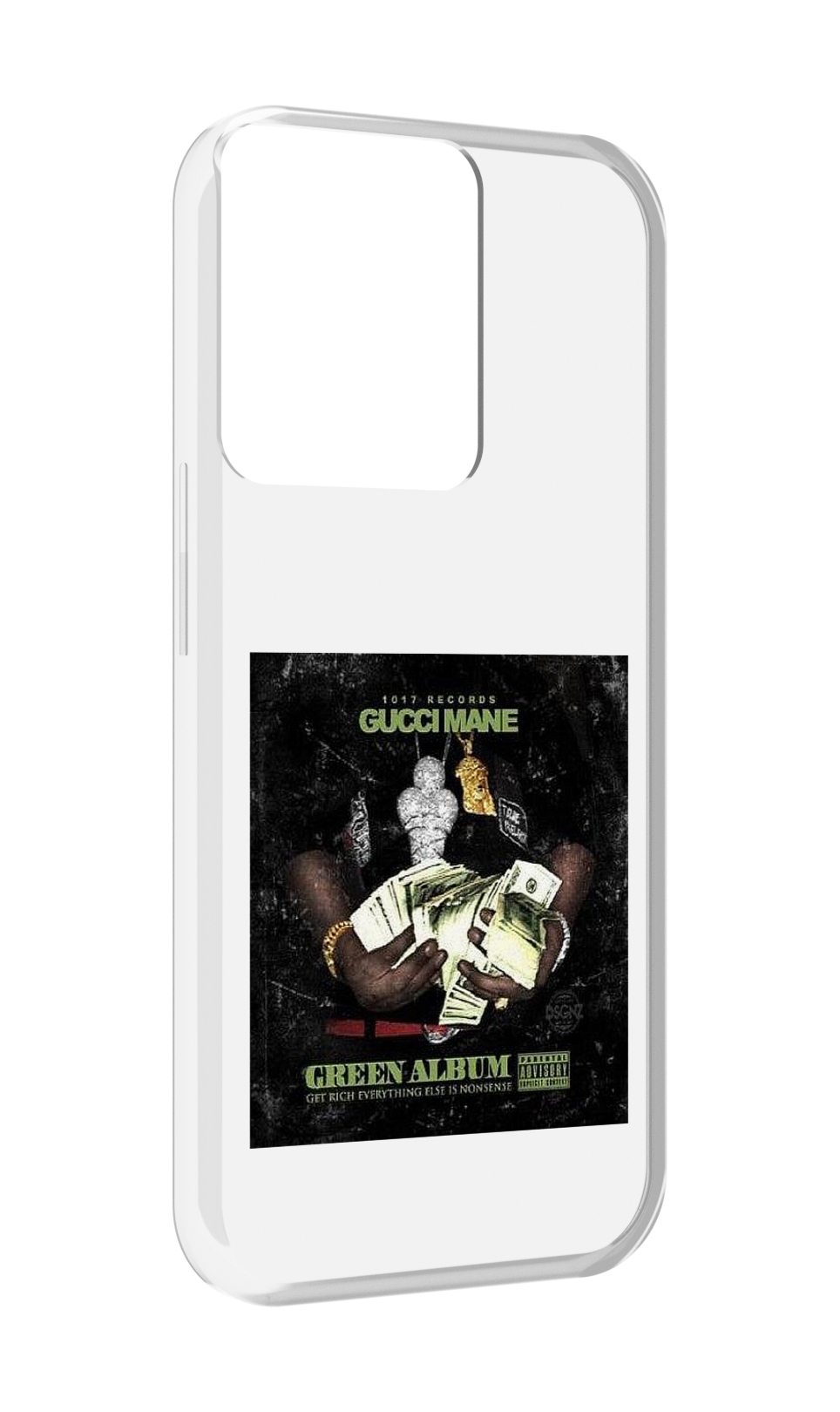 

Чехол MyPads Gucci Mane & Migos - The Green Album для OPPO Reno 8, Прозрачный, Tocco