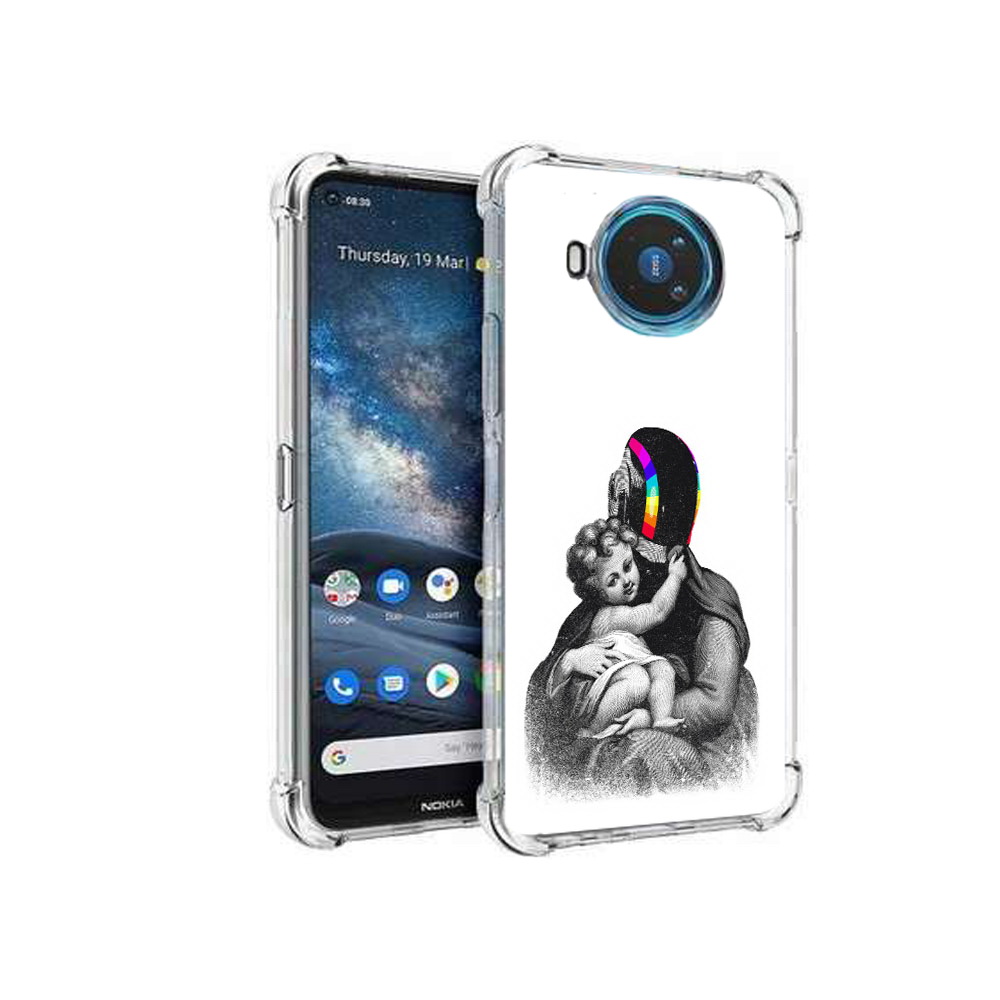 

Чехол MyPads Tocco для Nokia X100 защитник в шлеме (PT227057.109.350), Прозрачный, Tocco