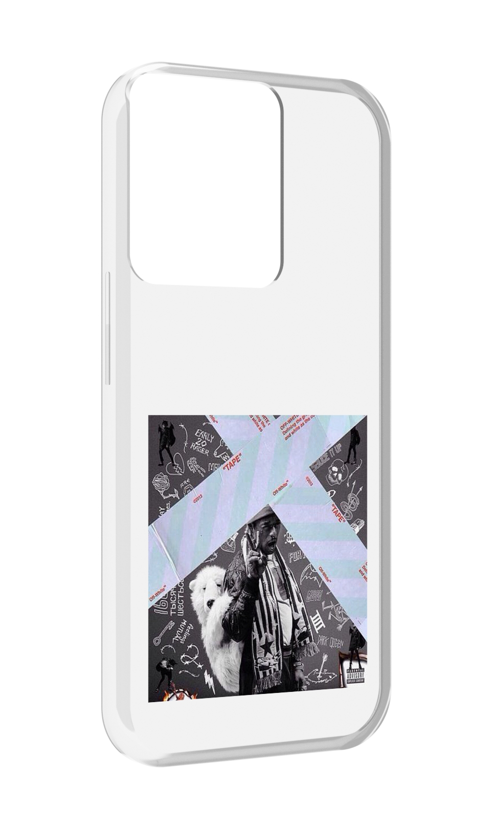 Чехол MyPads Lil Uzi Vert - Luv Is Rage 2 для OPPO Reno 8