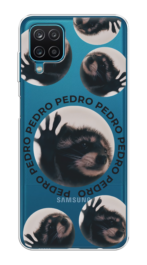 

Чехол на Samsung Galaxy A12/M12 "Pedro енот", Черный;бежевый;прозрачный, 2101650-1