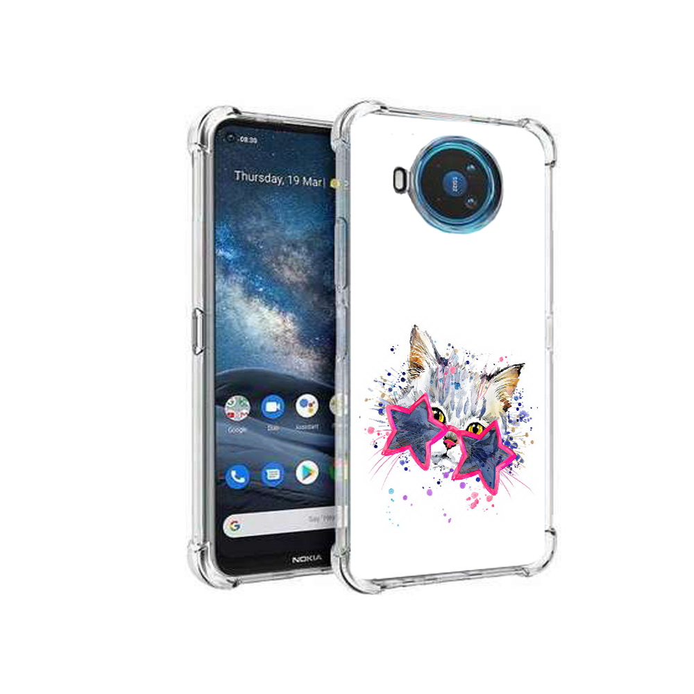 

Чехол MyPads Tocco для Nokia X100 звездные очки (PT227057.109.353), Прозрачный, Tocco