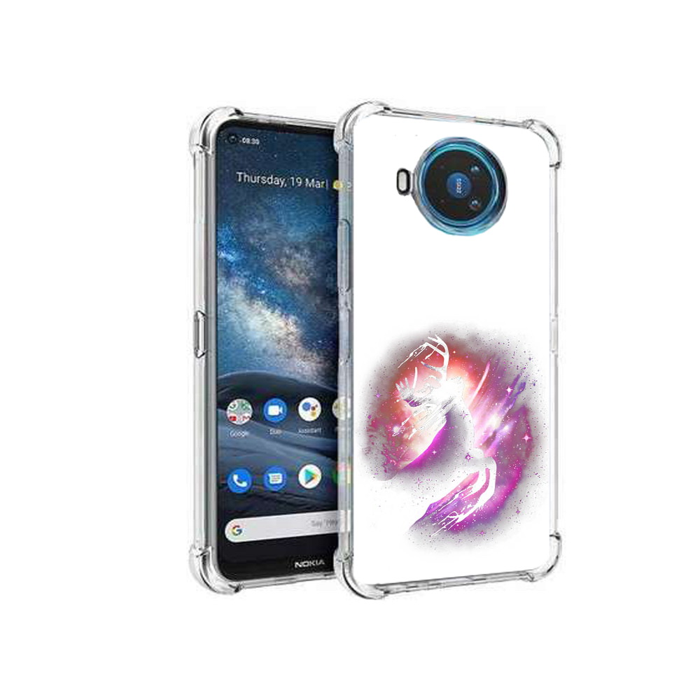 

Чехол MyPads Tocco для Nokia X100 звездный олень (PT227057.109.354), Прозрачный, Tocco