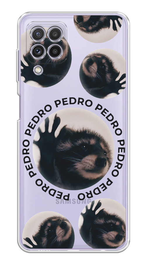 

Чехол на Samsung Galaxy A22/M22/M32 "Pedro енот", Черный;бежевый;прозрачный, 2103550-1