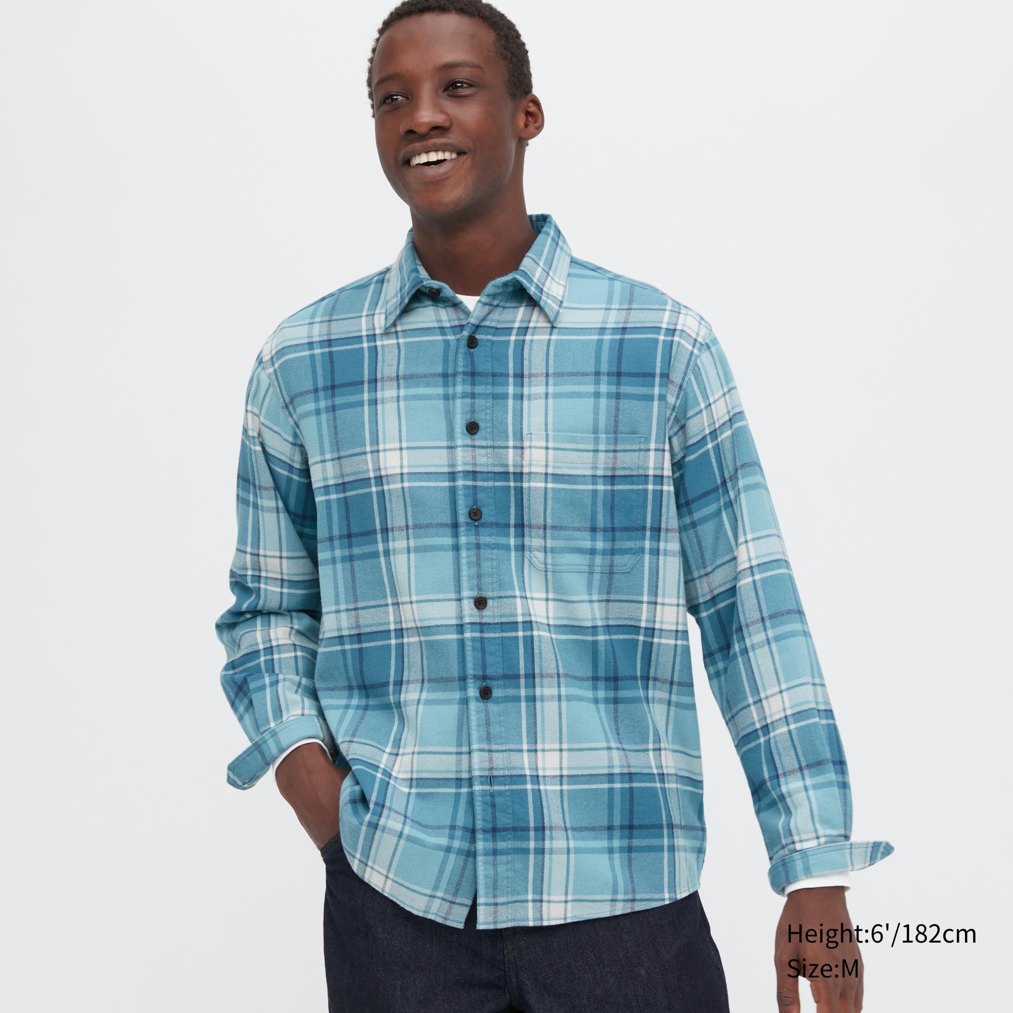 

Рубашка мужская UNIQLO 453173COL63 синяя M (доставка из-за рубежа), 453173COL63