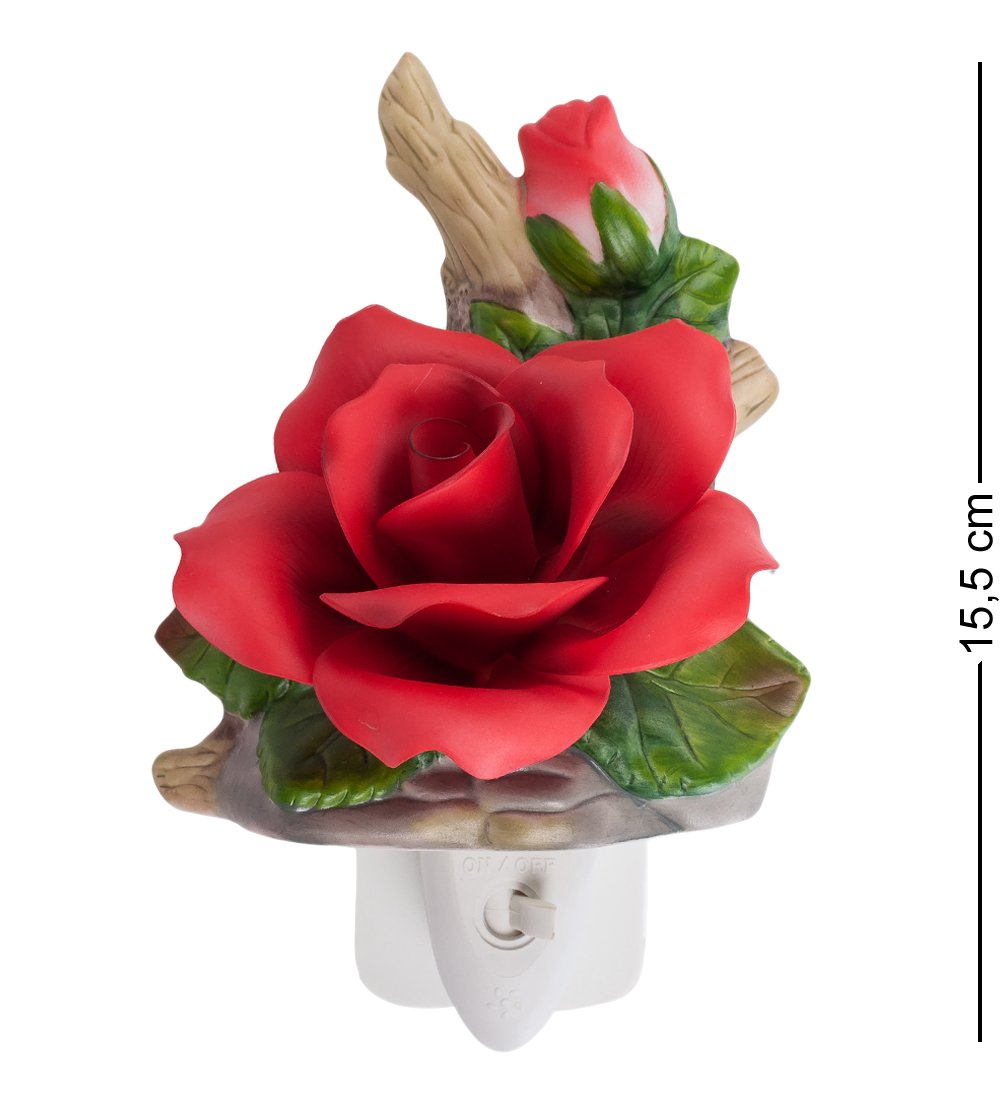 фото Светильник красная роза pavone