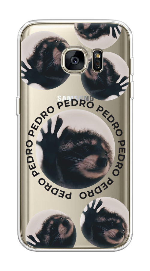 

Чехол на Samsung Galaxy S7 "Pedro енот", Черный;бежевый;прозрачный, 24550-1