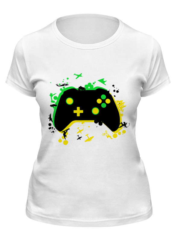 

Футболка женская Printio Игрок (геймер) белая 2XL, Белый, Игрок (геймер)