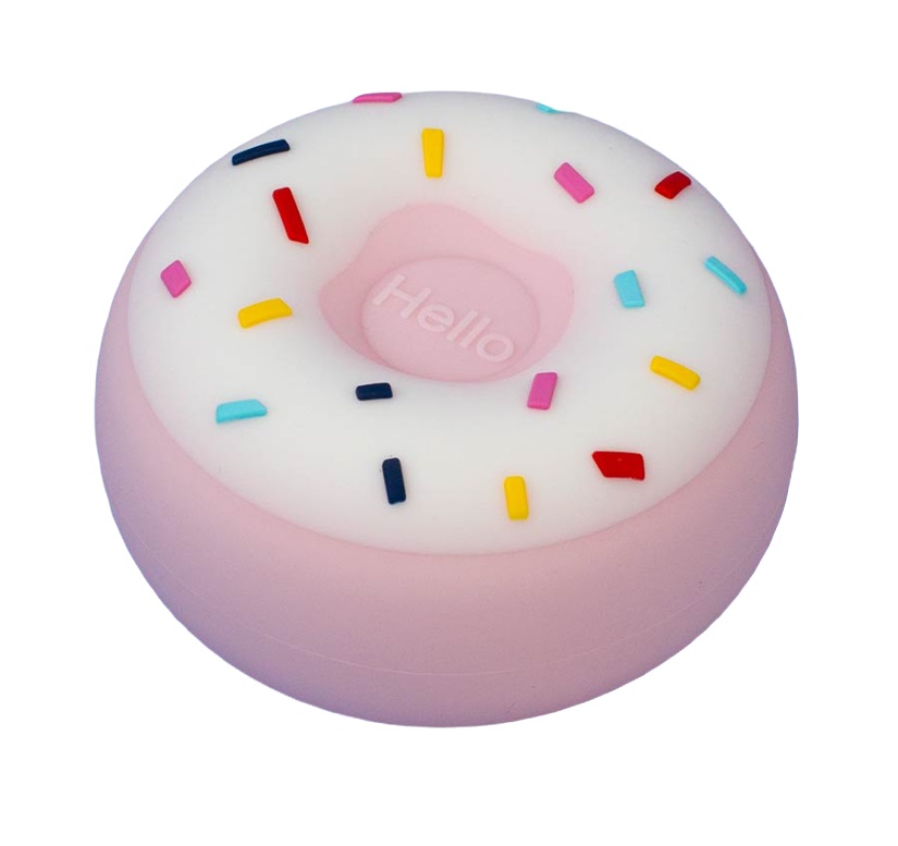 Светильник-ночник Mihi-Mihi Пончик, розовый светильник ночник mihi mihi пончик мятный