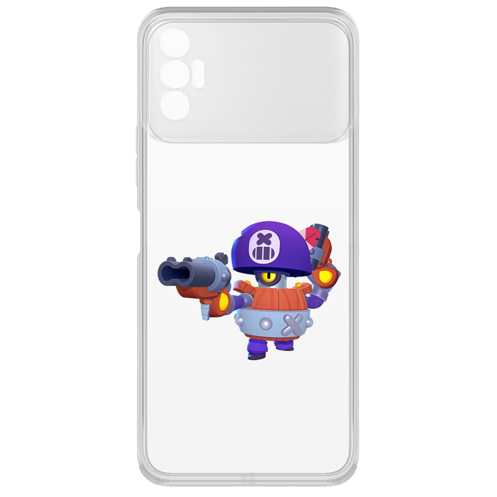 

Чехол-накладка Brawl Stars-Дэррил для Tecno Spark 8P