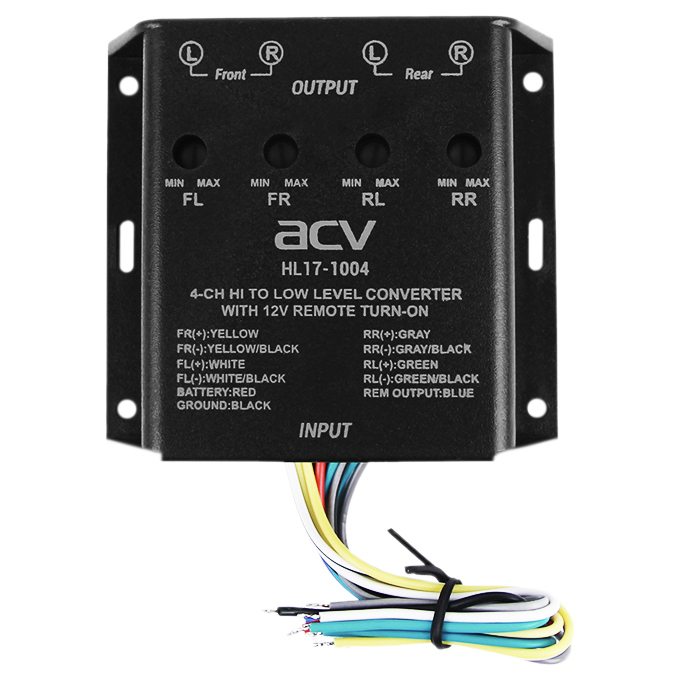 Предусилитель автомобильный ACV HL17-1004 ACV HL17-1004 4-x канальный преобразователь ауди