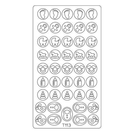 

Набор, Freedecor, Трафареты Deep Design T113, 3 шт.
