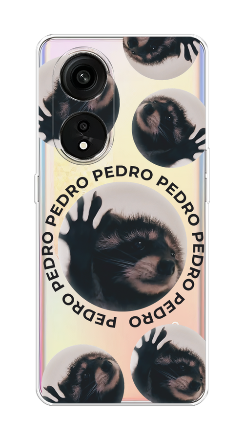 

Чехол на OPPO Reno 8T 5G "Pedro енот", Черный;бежевый;прозрачный, 2513150-1