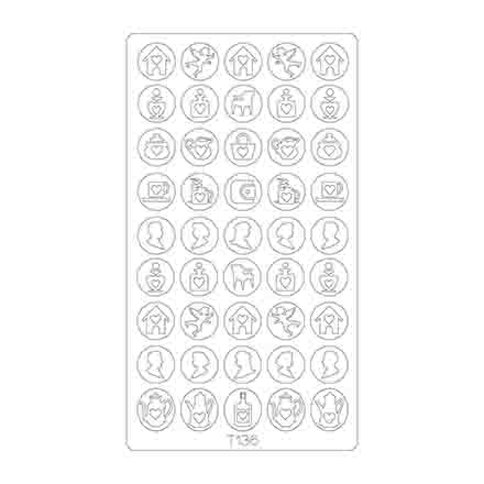 

Набор, Freedecor, Трафареты Deep Design T136, 3 шт.