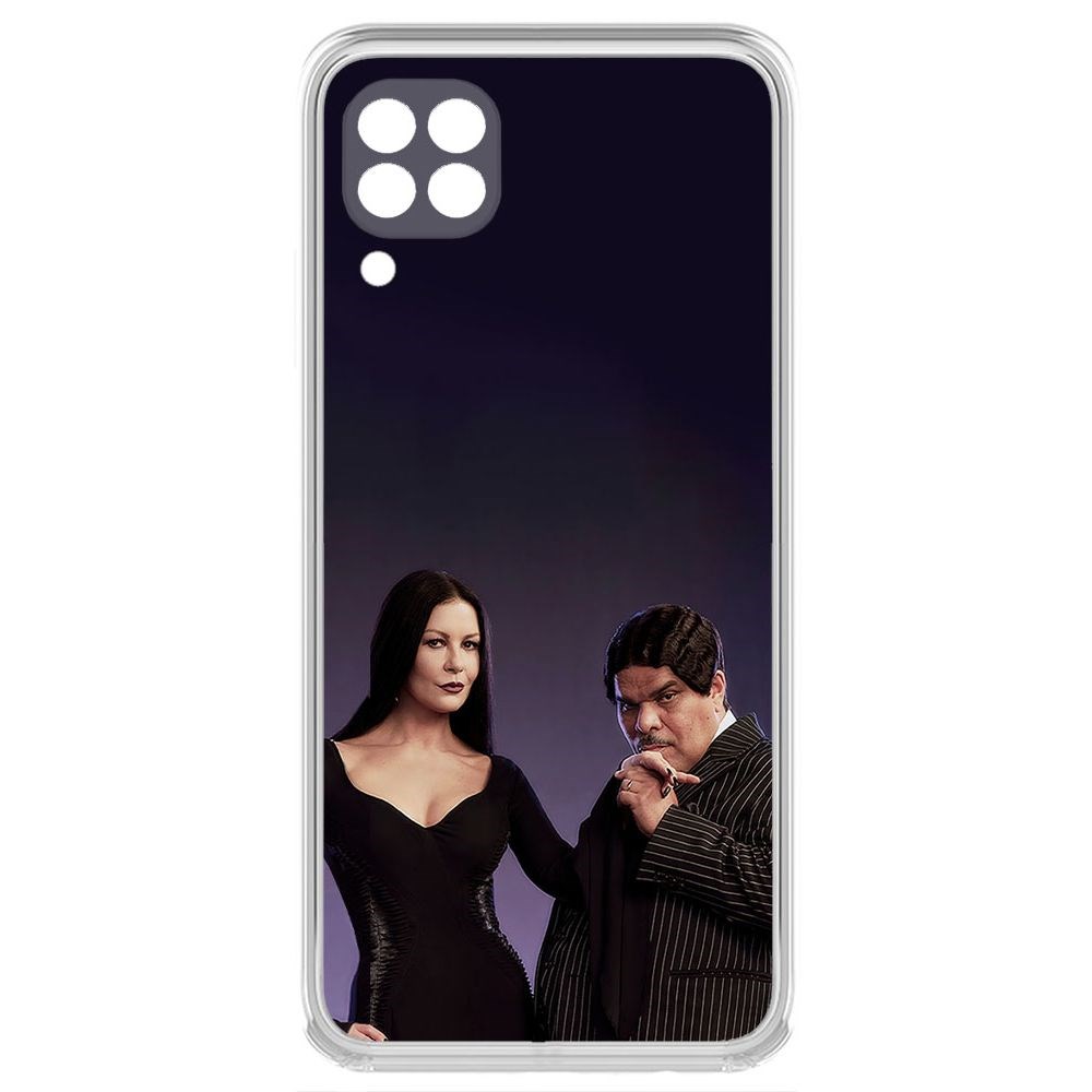 

Чехол-накладка Krutoff Clear Case Уэнсдей Аддамс - Мортиша и Гомес для Huawei Nova 6SE