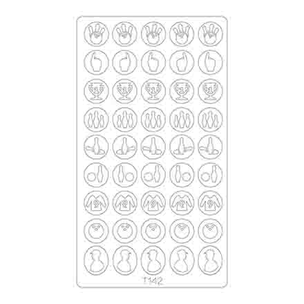 

Набор, Freedecor, Трафареты Deep Design T142, 3 шт.