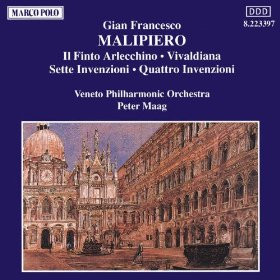 

Malipiero, 7 Inventions; 4 Inventions; Vivaldiana; Symphonic Fragments, 1 CD