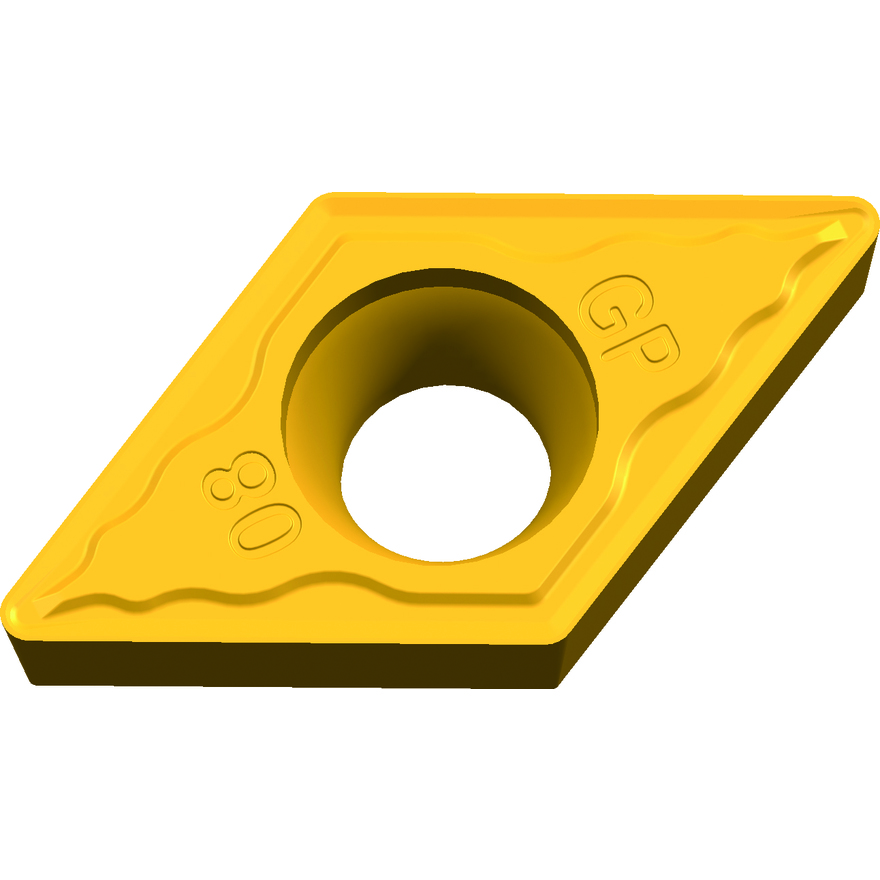 

Пластина токарная GESAC 241805-GM1125 DCMT11T308-GP сплав GM1125