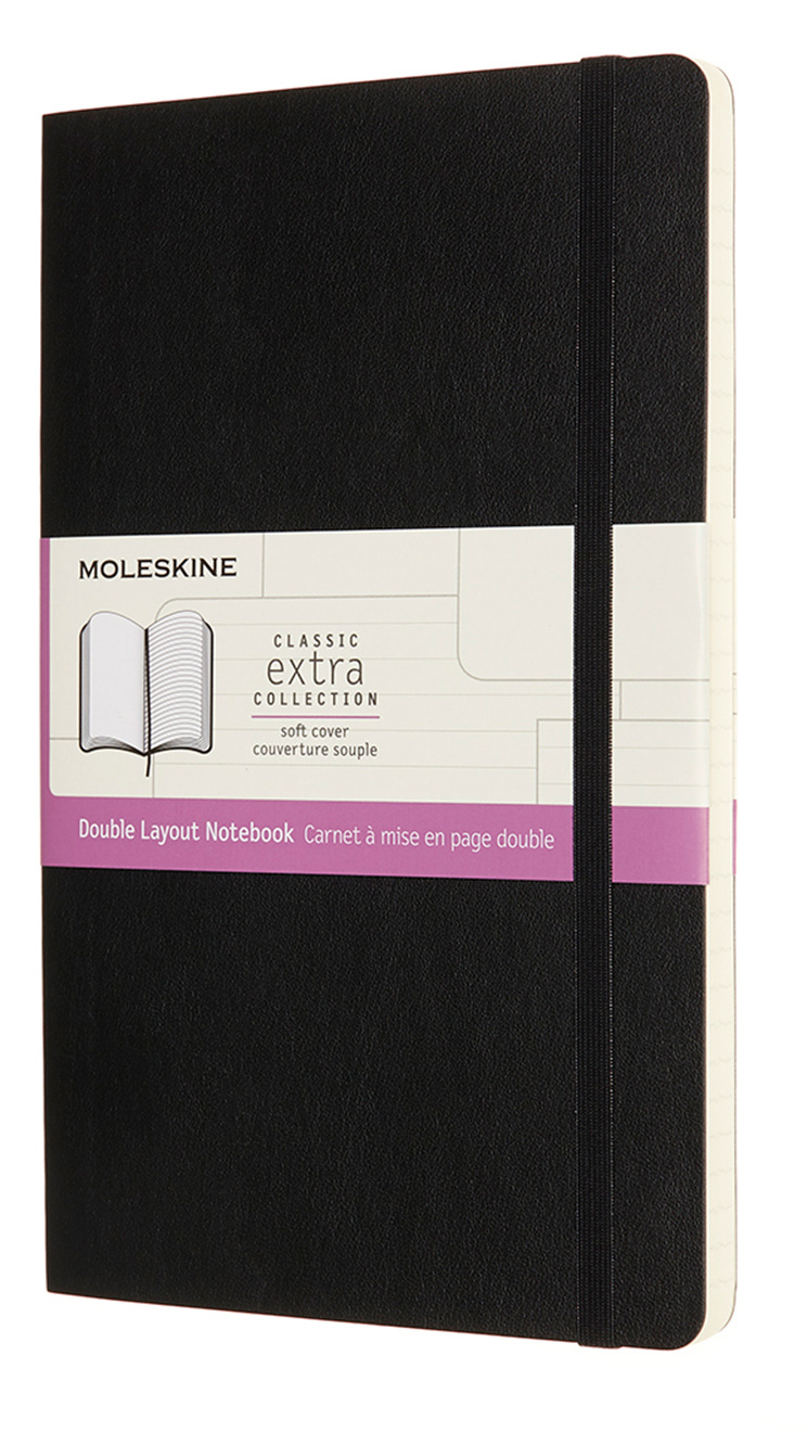 Блокнот Moleskine Classic Soft Double NB313SB20 Large 130х210 мм 192 стр линейка/нелинов